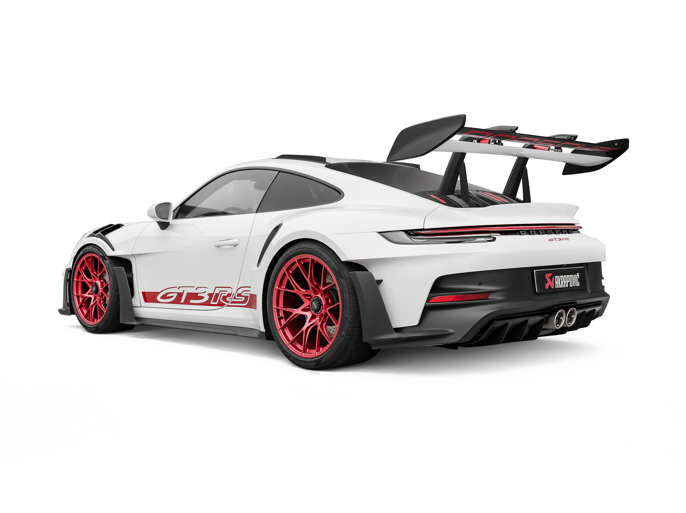 Akrapovic 21-24 Porsche 911 GT3/GT3 RS (992) Slip-On Race Line (Titanium) w/Titanium Tips
