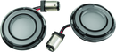 Kuryakyn Tracer L.E.D. Turn Signal Inserts Red/Red Smoke Lens Rear-1