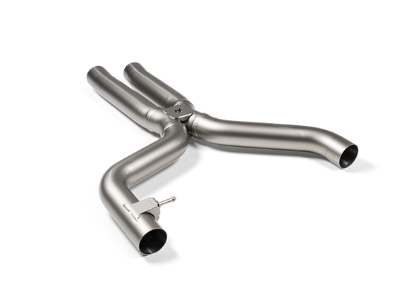 Akrapovic 2021+ BMW G87 M2, G80 M3 &amp; G82 M4 Evolution Short Link pipe w/o Resonator (Titanium)
