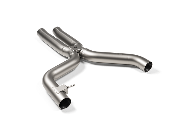 Akrapovic 2021+ BMW G87 M2, G80 M3 &amp; G82 M4 Evolution Short Link pipe w/o Resonator (Titanium)