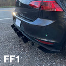 Beri-Backer Mk7 GTI Rear Diffuser-1