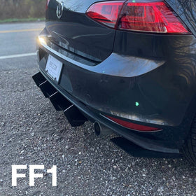 Beri-Backer Mk7 GTI Rear Diffuser