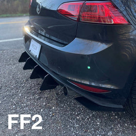Beri-Backer Mk7 GTI Rear Diffuser - 0