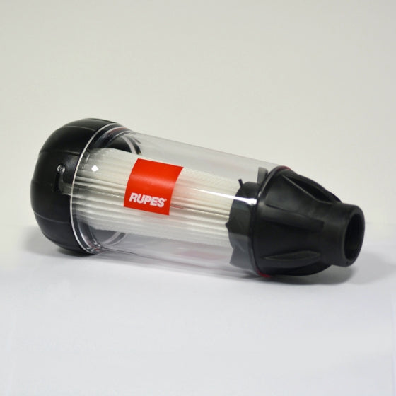 RUPES Greentech filter unit with conic filter and transparent housing