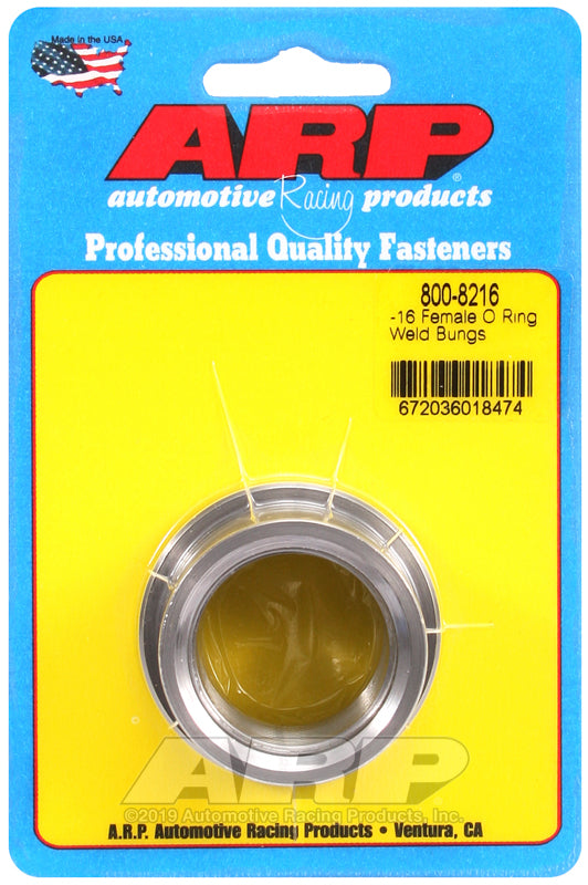 '-16 FEMALE STEEL O RING WELD B