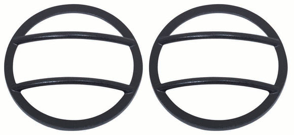 Kentrol 07-18 Jeep Wrangler JK Front Marker Covers Pair - Textured Black