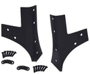 Kentrol 07-18 Jeep Wrangler JK Windshield Supports Pair - Textured Black-1