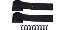 Kentrol 07-18 Jeep Wrangler JK Tailgate Hinge Pair - Textured Black-1
