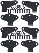 Kentrol 07-18 Jeep Wrangler JK Body Door Hinge Set 8 Pieces 4 Door - Textured Black-1