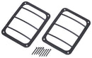 Kentrol 07-18 Jeep Wrangler JK Taillight Guard Pair - Textured Black-1