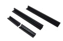 Kentrol 07-18 Jeep Wrangler JK Entry Guards 4 Pieces 4 Door - Textured Black-1