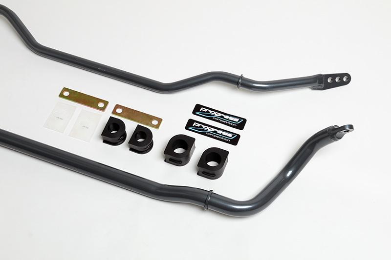Progress Tech 97-13 Chevy Corvette C6 Front/Rear Sway Bar Kit (FR 35mm Tubular / RR 25mm Tube Adj)