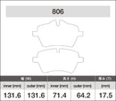 iSWEEP Brake Pads | Front • R55/R56/R57/R58/R59 S, R60/R61-2