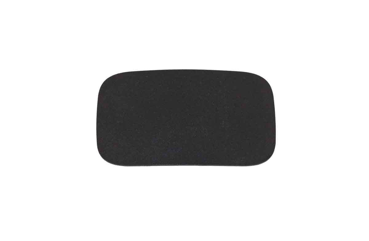 Kentrol 07-18 Jeep Wrangler JK Plate Delete Badge - Textured Black