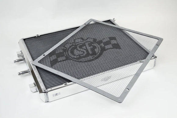 BMW F8X M3/M4 Front Mount Heat Exchanger w/ rock guard - Silver