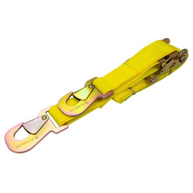 TIE DOWN RATCHET STRAP, 2 IN X 6 FT, FLAT SNAP HOOKS, SINGLE
