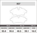 iSWEEP Brake Pads | Rear • R55/R56/R57/R58/R59-2