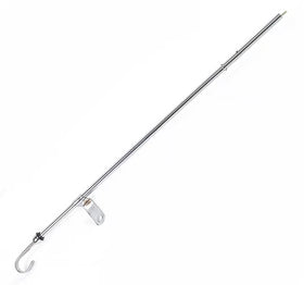 Mr. Gasket Engine Oil Dipstick & Tube - Chrome Fits 1965-1990 Chevrolet 396-454 Big Block with Oil Pan Mounted Dipstick.