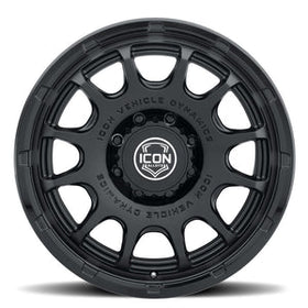 ICON Alloys Rancho 20x9 / 8x6.5 / 12mm / 5.5in BS DBL Black Wheel