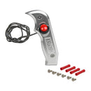 B&M MAGNUM GRIP SDE PLT W/BTN. LEFT. CLEAR-1