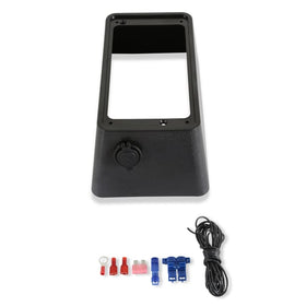 B&M BLK PLASTIC CVR SKIRT W/USB