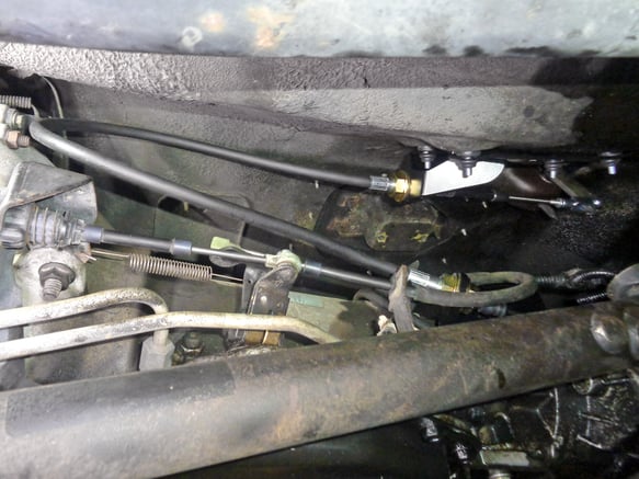 B&M 97-06 WRANGLER TJ T/C CABLE CONVERSION - 0