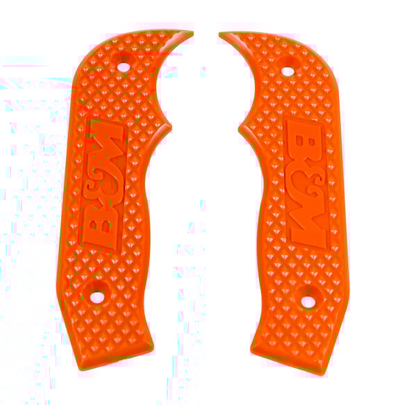B&M MAGNUM GRIP SIDE PLATES - ORANGE