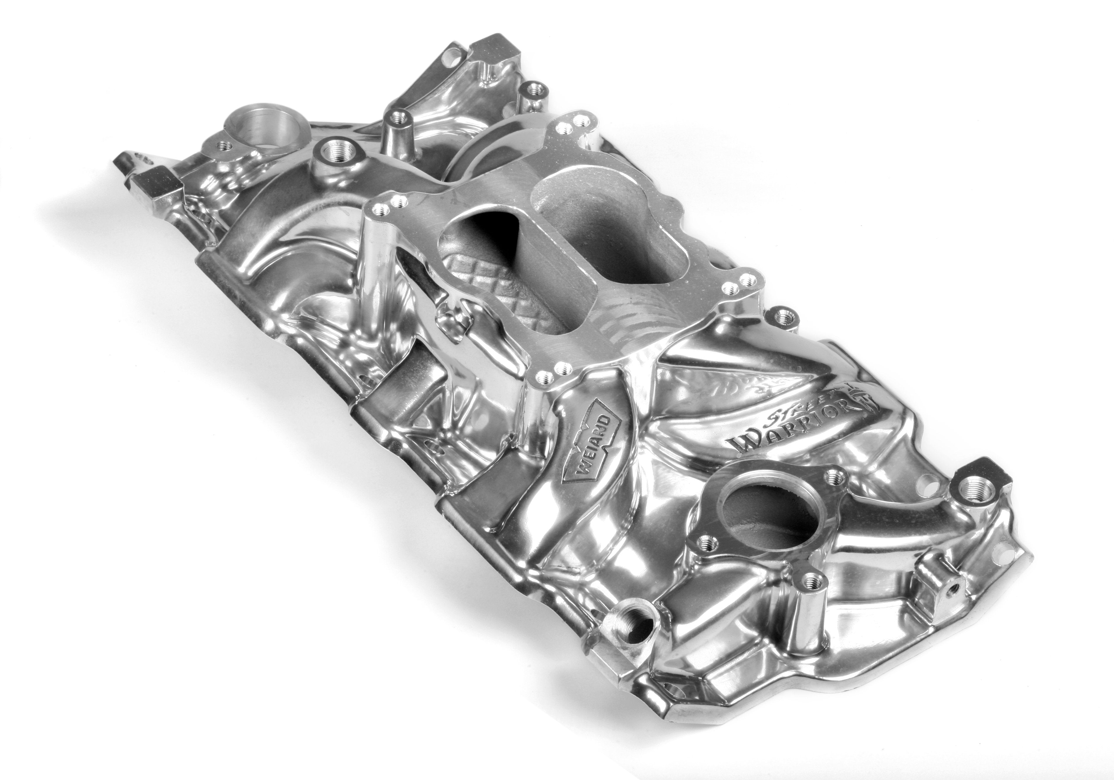 WEIAND MANIFOLD - SBC SPREAD BORE - POLISH