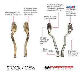 Ferrari 812 Superfast/GTS Sport Catalytic Converter and X-Pipe Exhaust System (2018+) - 0