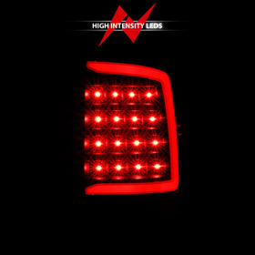 ANZO 2009-2018 Dodge Ram 1500 LED Taillight Plank Style Black w/Smoke Lens - 0