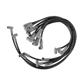 MSD Wire Set. Black Super Conductor. Small Block Chevy with L.P. Distributor