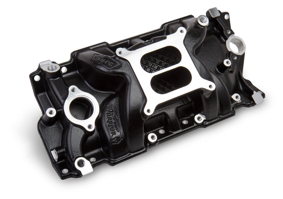 WEIAND MANIFOLD-SBC SPEED WARRIOR - BLACK