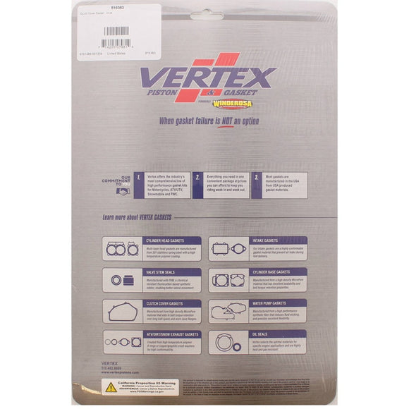 Vertex Gaskets 2023 Husqvarna TC 250 Inner Clutch - Side Cover Gasket Kit