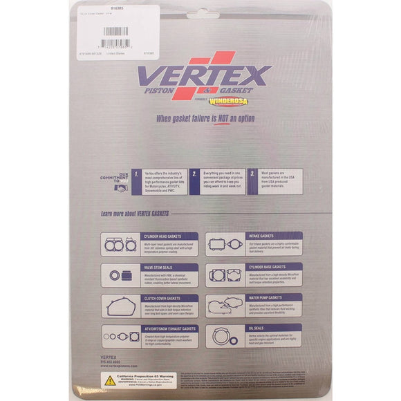 Vertex Gaskets 2023 Husqvarna TC 125 Inner Clutch - Side Cover Gasket Kit
