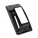 B&M CHROME PLASTIC CVR. BLACK-1