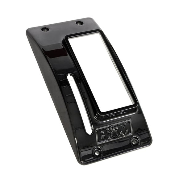 B&M CHROME PLASTIC CVR. BLACK