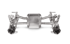 Akrapovic 16-17 Ferrari 488 GTB/488 Spyder Slip-On Line (Titanium) w/ Carbon Tips - 0