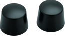 Kuryakyn Front Axle Nut Caps Satin Black-1