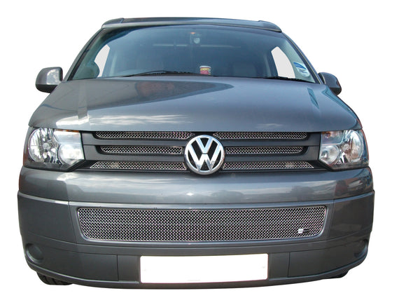Zunsport VW T5 Van - Front Grille Set Silver finish