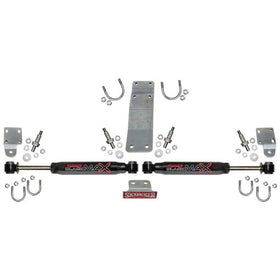 Skyjacker 2007-2017 Jeep Wrangler (JK) (Use w/ OEM Tie Rods) Dual Steering Damper Kit w/ Black Max