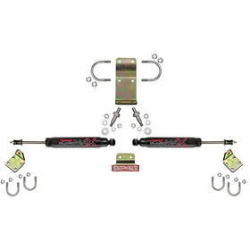 Skyjacker 2018 Jeep Wrangler JL - Black Dual Steering Damper Kit