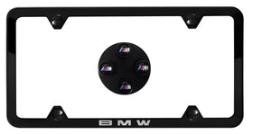 BMW Laser Slimline Kit with BMW Roundel Valve Stem Caps - Matte Black
