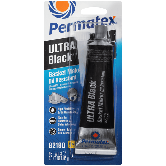 Permatex Ultra Black Gasket Maker 598Br, 80 ml
