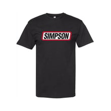 SIMPSON LTS LOGO TEE - SMALL BLACK