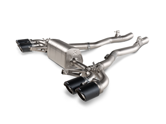 Akrapovic Evolution Line Cat Back (Titanium) W/Carbon Tips - BMW / F91 / F92 / M8 / M8 Competition