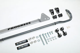 Progress Tech 92-95 Honda Civic Rear Sway Bar (22mm - Adjustable) Incl Bar Brace and Adj End Links - 0