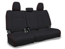 PRP 2024 Toyota Tacoma Rear Bench Covers - Black with Red Stitch-1