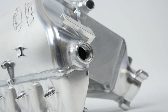 BMW S58 "Level-Up" Charge Air Cooler Manifold - Raw Billet
