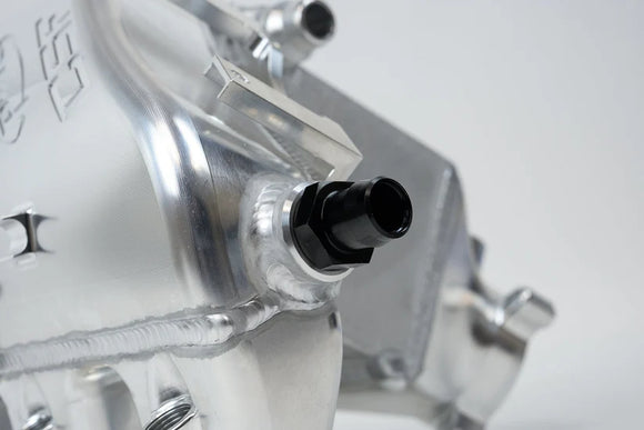 BMW S58 "Level-Up" Charge Air Cooler Manifold - Raw Billet