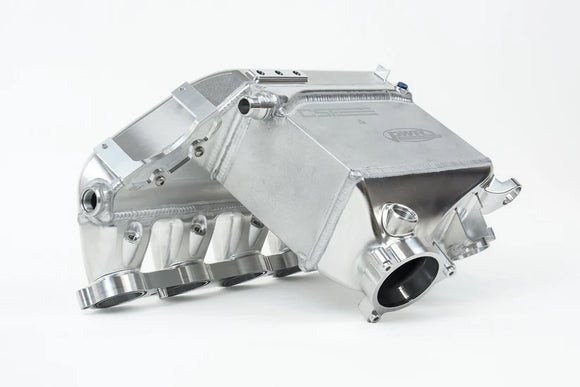 BMW S58 "Level-Up" Charge Air Cooler Manifold - Raw Billet